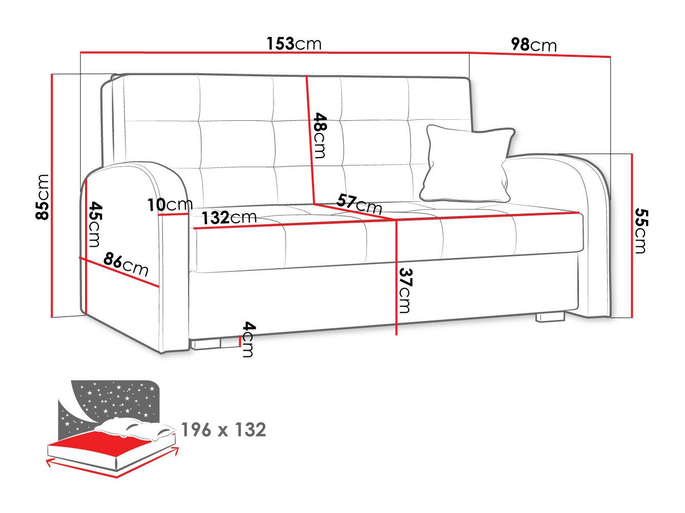 Sovesofa Silona III (Kronos 02)