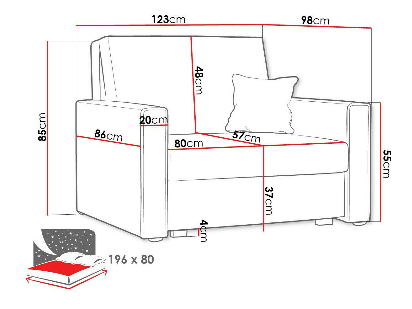 Fauteuil Clarlen I (Poso 01)