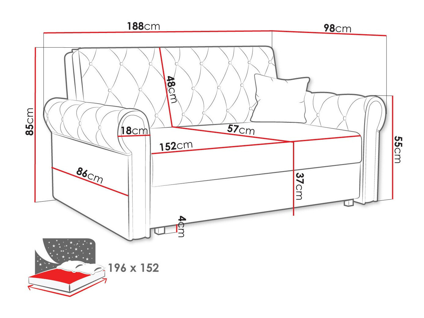 Sovesofa Aelara IV (Kronos 09)