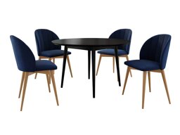 Eetkamerset Racine 127 (Bruin + Magic Velvet 2216)