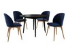 Eetkamerset Racine 127 (Bruin + Magic Velvet 2216)