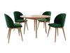 Eetkamerset Racine 127 (Bruin + Magic Velvet 2225)