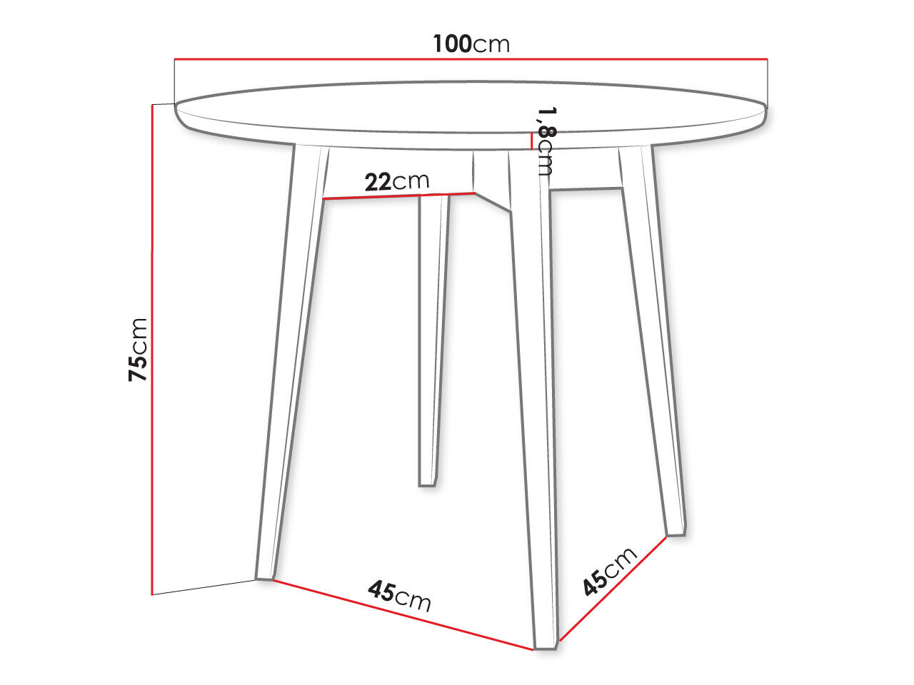 Spisestuesæt Racine 124 (Brun)