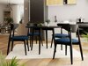Spisestuesæt Racine 124 (Sort)