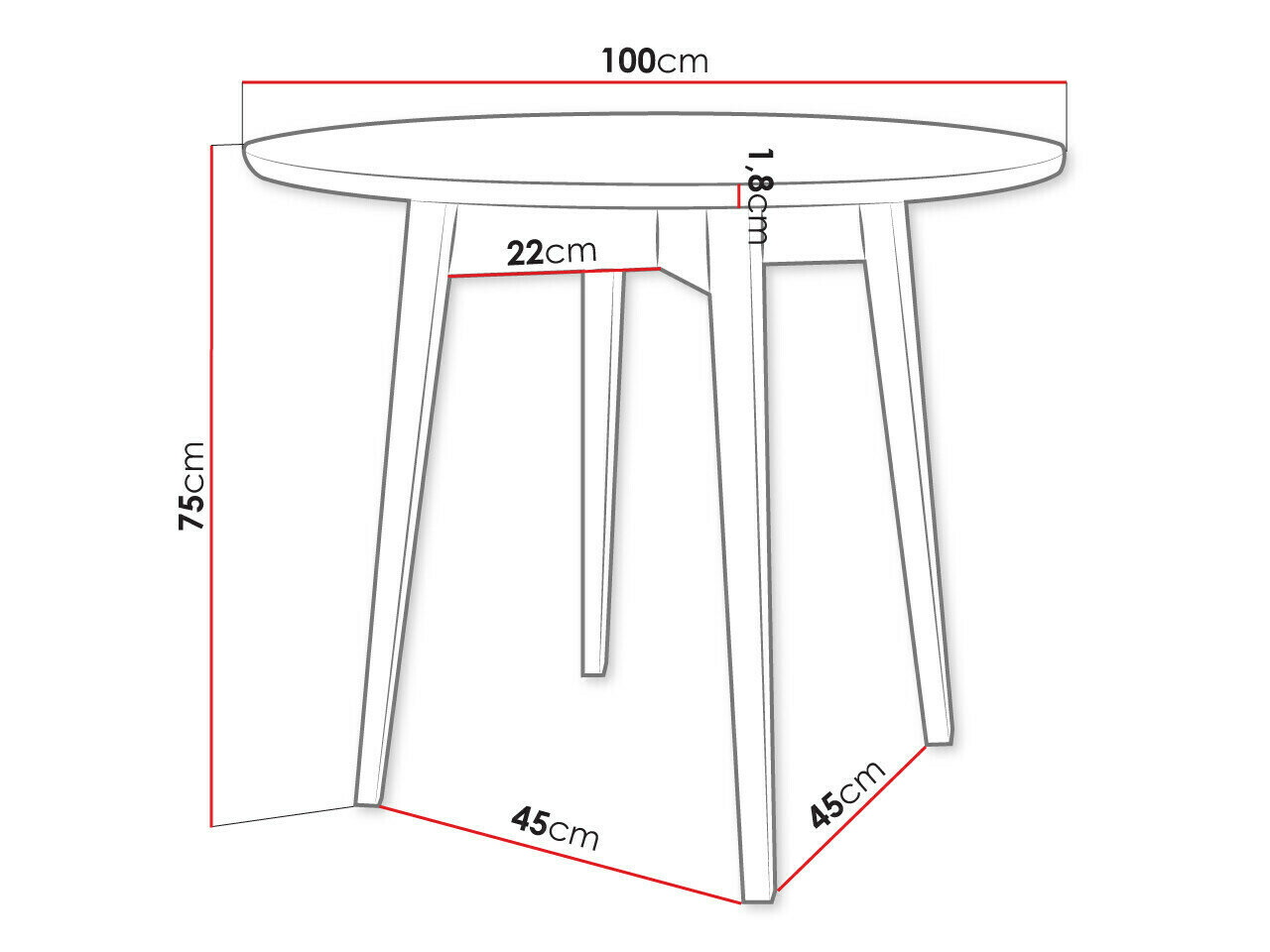 Spisestuesæt Racine 124 (Sort)