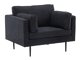 Fauteuil Dallas 1704 (Zwart)