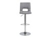 Silla de barra Norsica 164 (Gris claro + Plata)