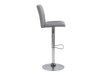 Silla de barra Norsica 164 (Gris claro + Plata)