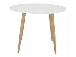 Tafel Dallas 126 (Wit + eiken)