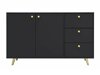 Ladekast Monfera 100 (Zwart)