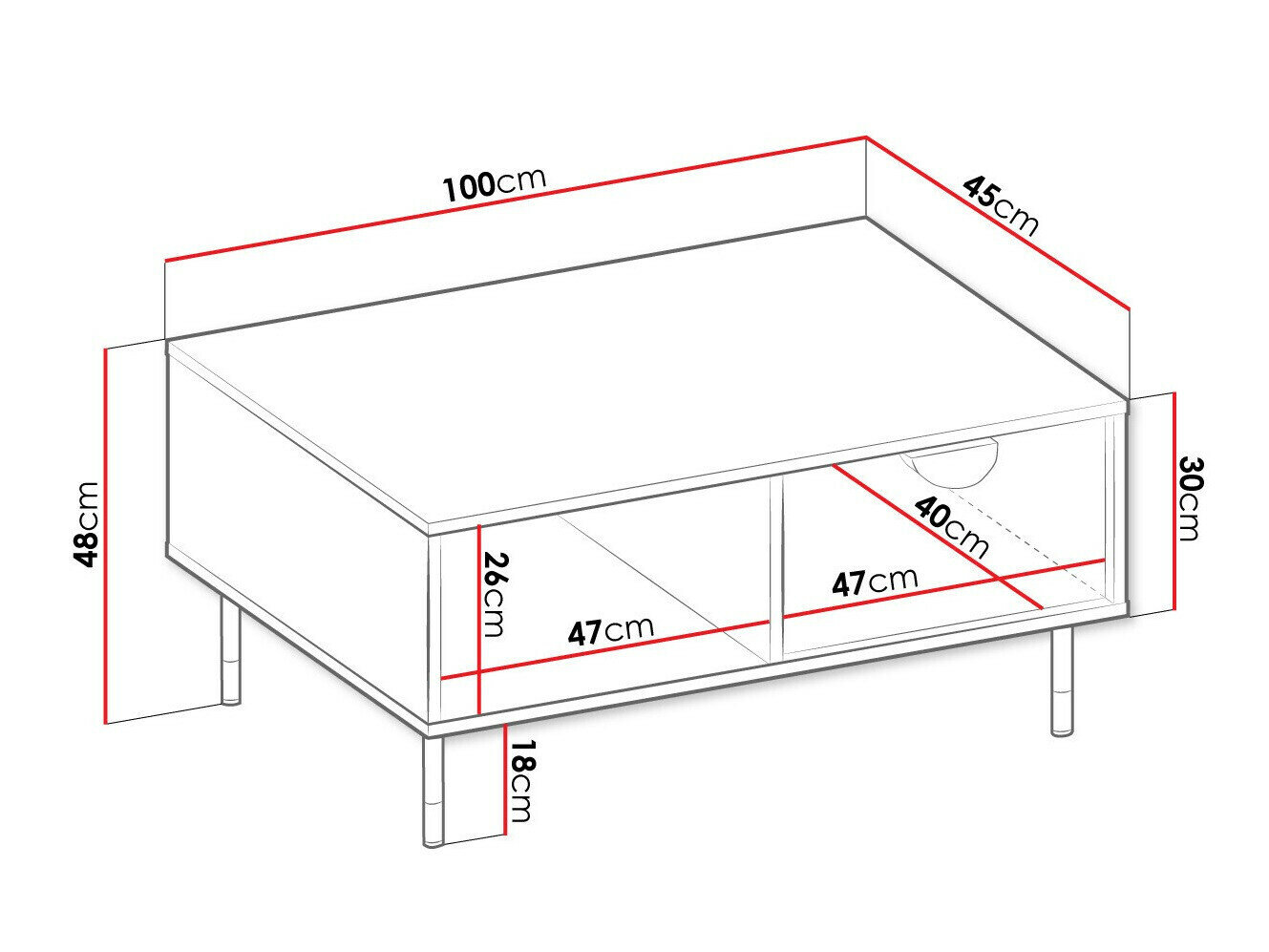 Sofabord Comfivo Vitis I