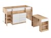 Hoogslaper Gilroy 116 (Sonoma eik + Wit)