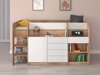 Hoogslaper Gilroy 116 (Sonoma eik + Wit)