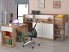 Hoogslaper Gilroy 116 (Sonoma eik + Wit)