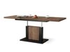 Transformeerbare salontafel Glendale 103 (Donkere eik + Zwart)