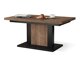 Transforming salontafel Glendale 103 (Donkere eik + Zwart)