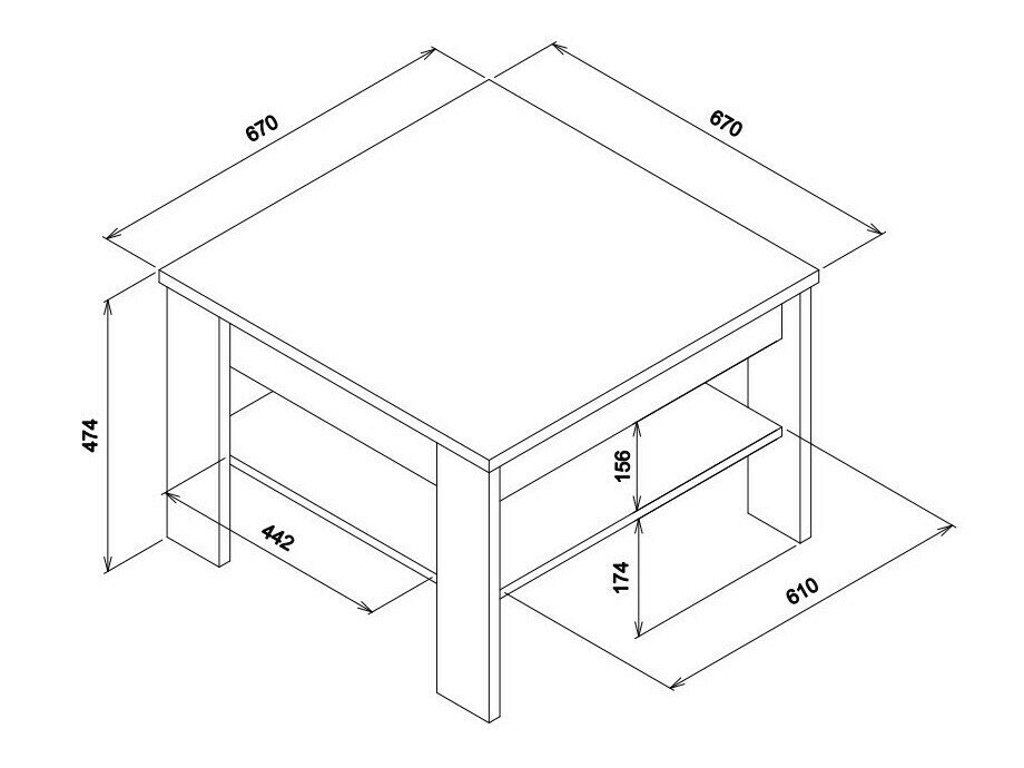 Salontafel Verevai 110