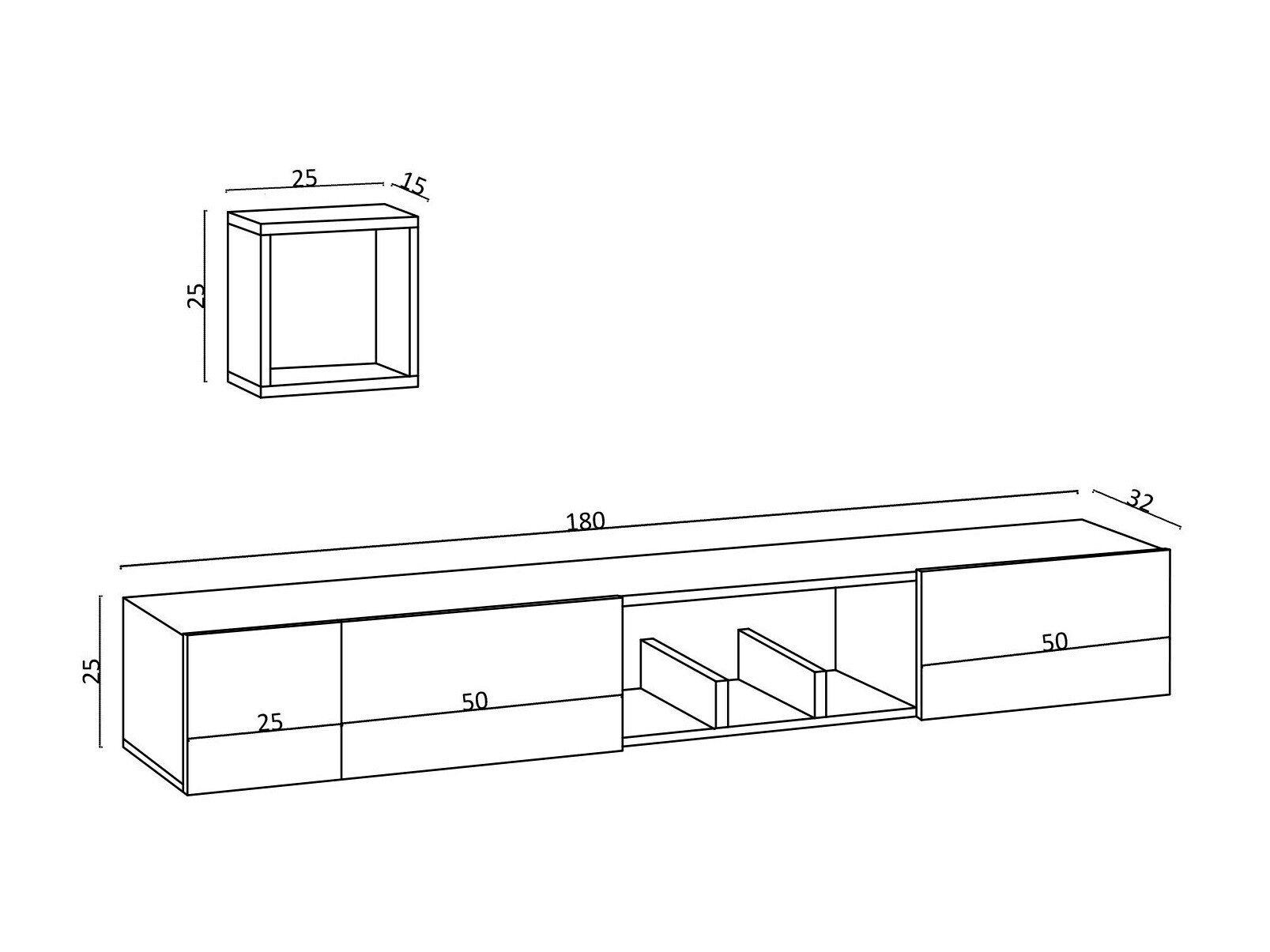 Mueble TV Sonliro 122
