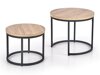 Salontafel set Houston 951 (San Remo eik + Zwart)