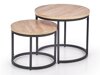 Salontafel set Houston 951 (San Remo eik + Zwart)