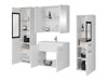 Badeværelsessæt Scientia III (Gloss grå + Hvid)