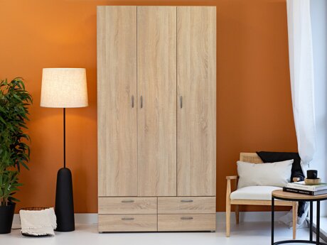 Garderobeskab Bristol 188 (Sonoma eg)