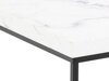 Măsuță de cafea Norsica 768 (Negru + Marmură albă)