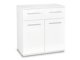 Kommode Cirveso 100 (Hvid + Glansfuld hvid)