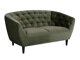 Chesterfield dīvāns Norsica 260 (Tumši zaļš)