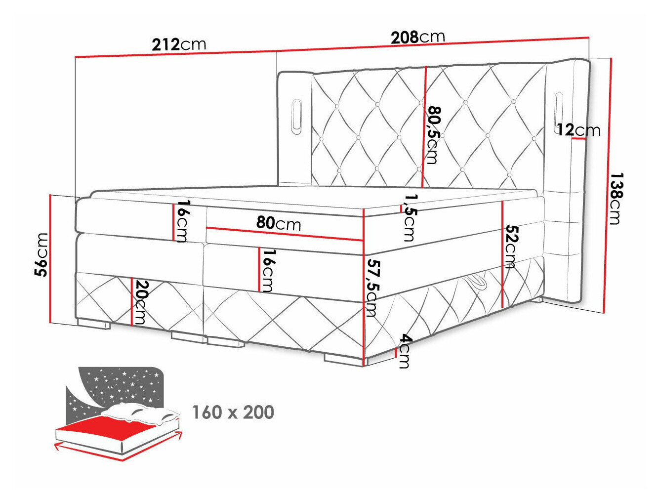 Boxspring Historia (Kameleon 04)