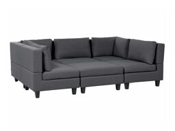 Modularna kutna garnitura Elbmeli 104 (Tamno siva)