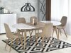 Tafel Houston Humus (Wit + San Remo eik)