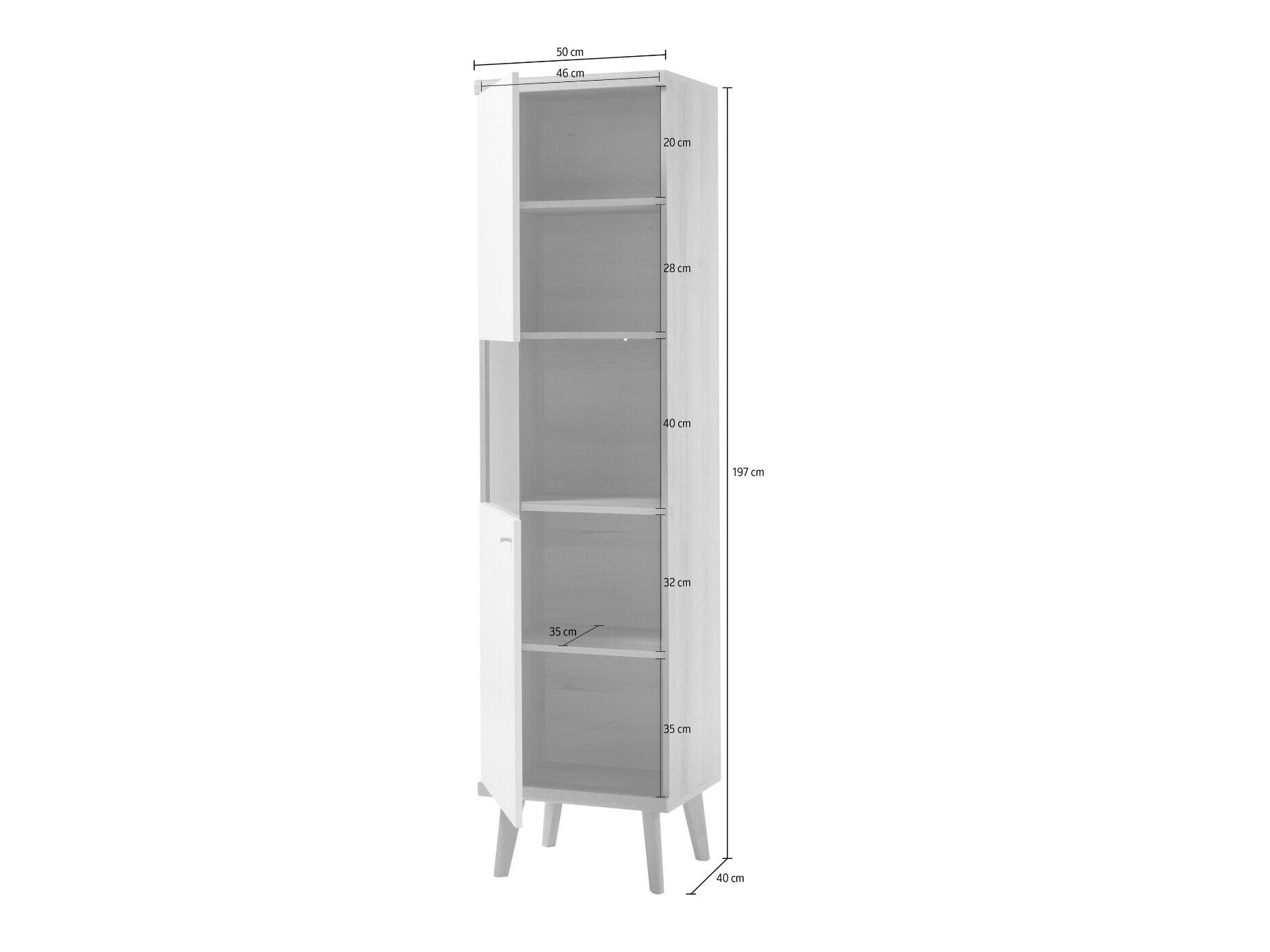 Boekenkast Elbfiou 110
