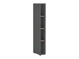 Boekenkast Elbsori 106 (Antraciet + Wotan eik)