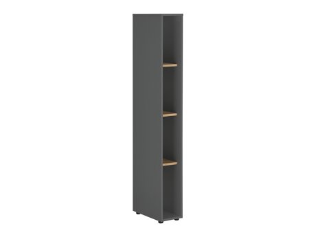 Boekenkast Elbsori 106 (Antraciet + Wotan eik)