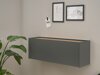 Skrivebord Elbsori 107 (Antracit + Wotan eg)