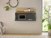 Skrivebord Elbsori 107 (Antracit + Wotan eg)