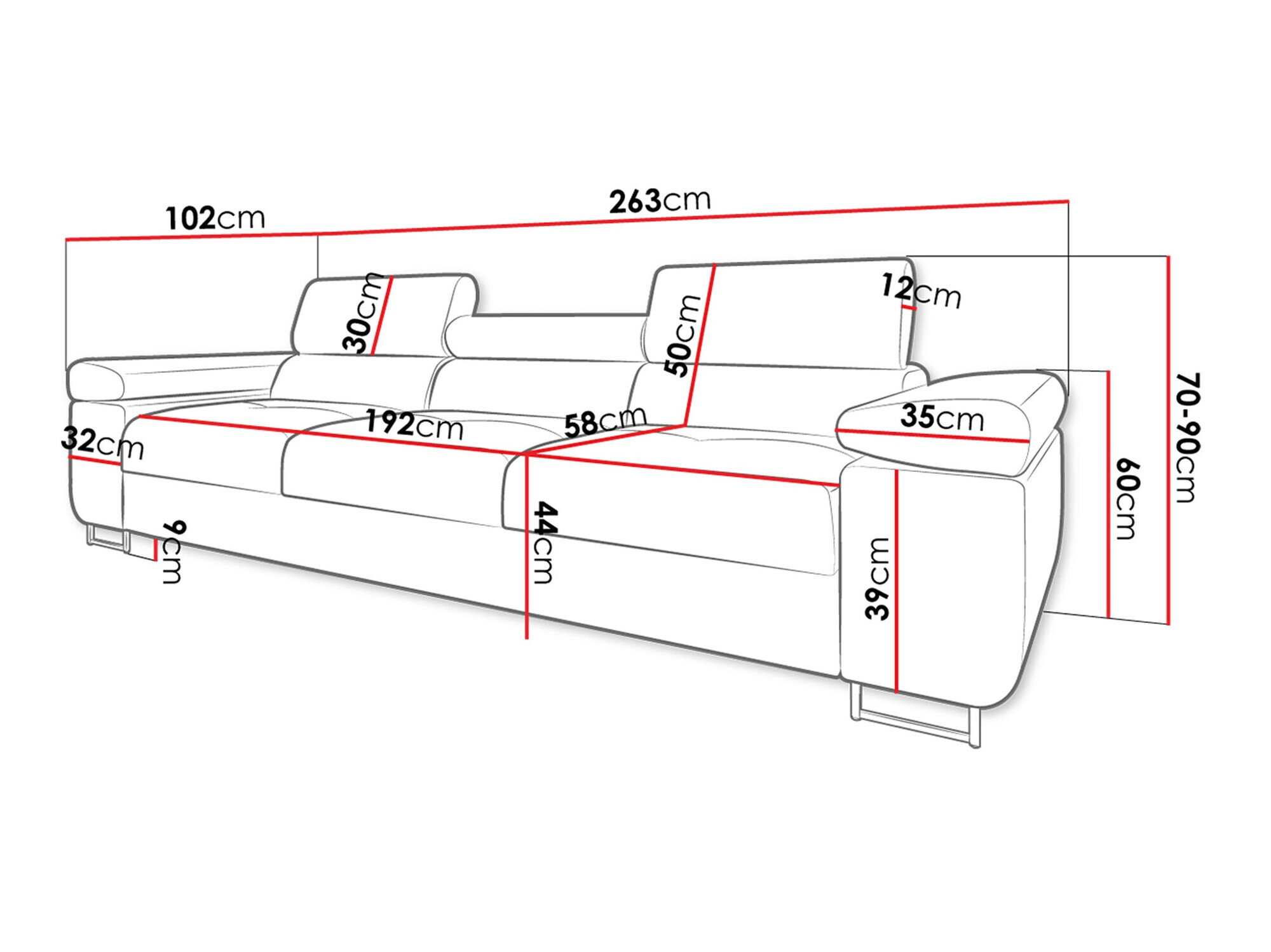Sofa Comfivo Eliferu 104 (Lux 05)