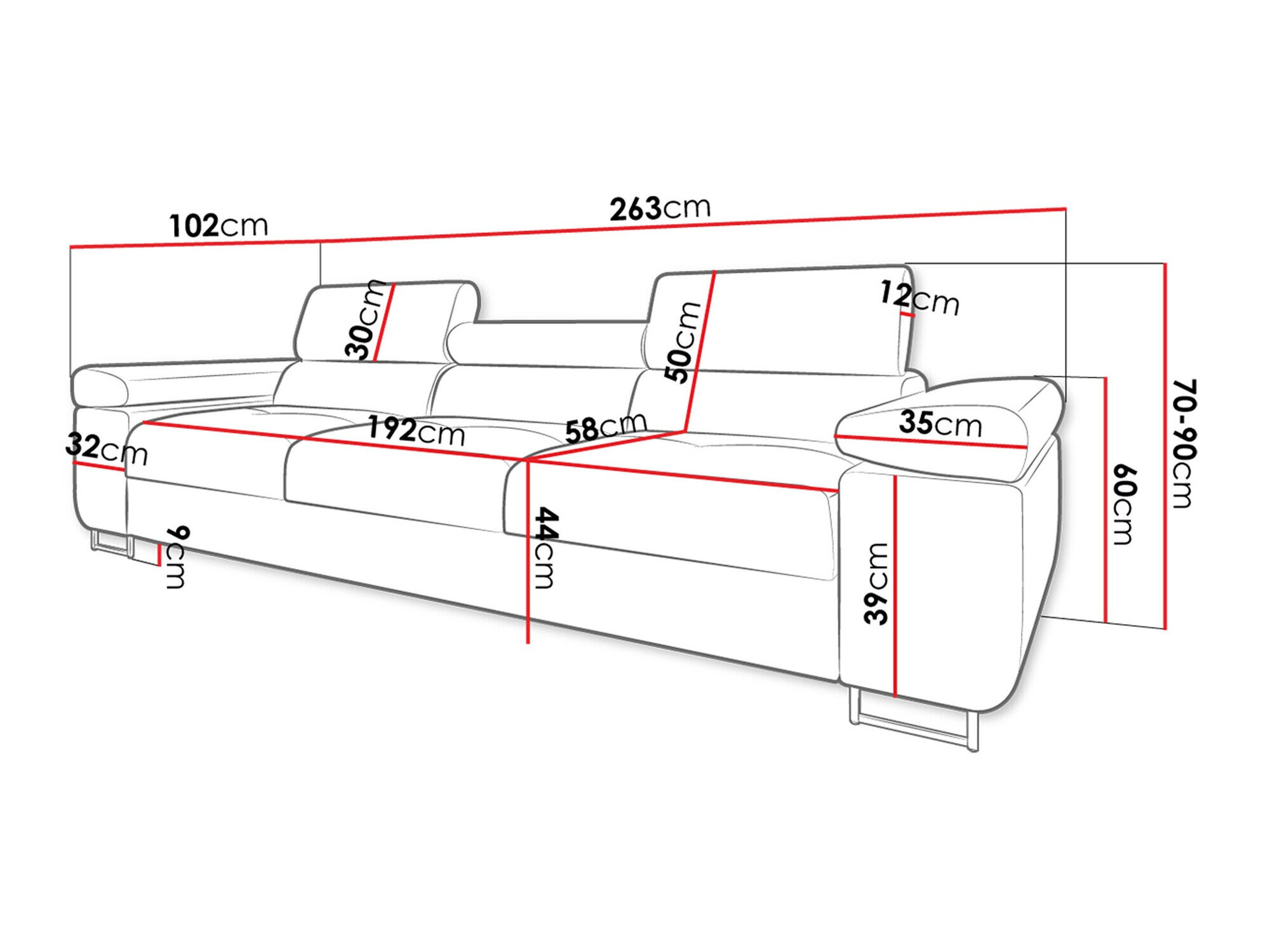 Sofa Comfivo Eliferu 104 (Soft 017 + Lux 05)