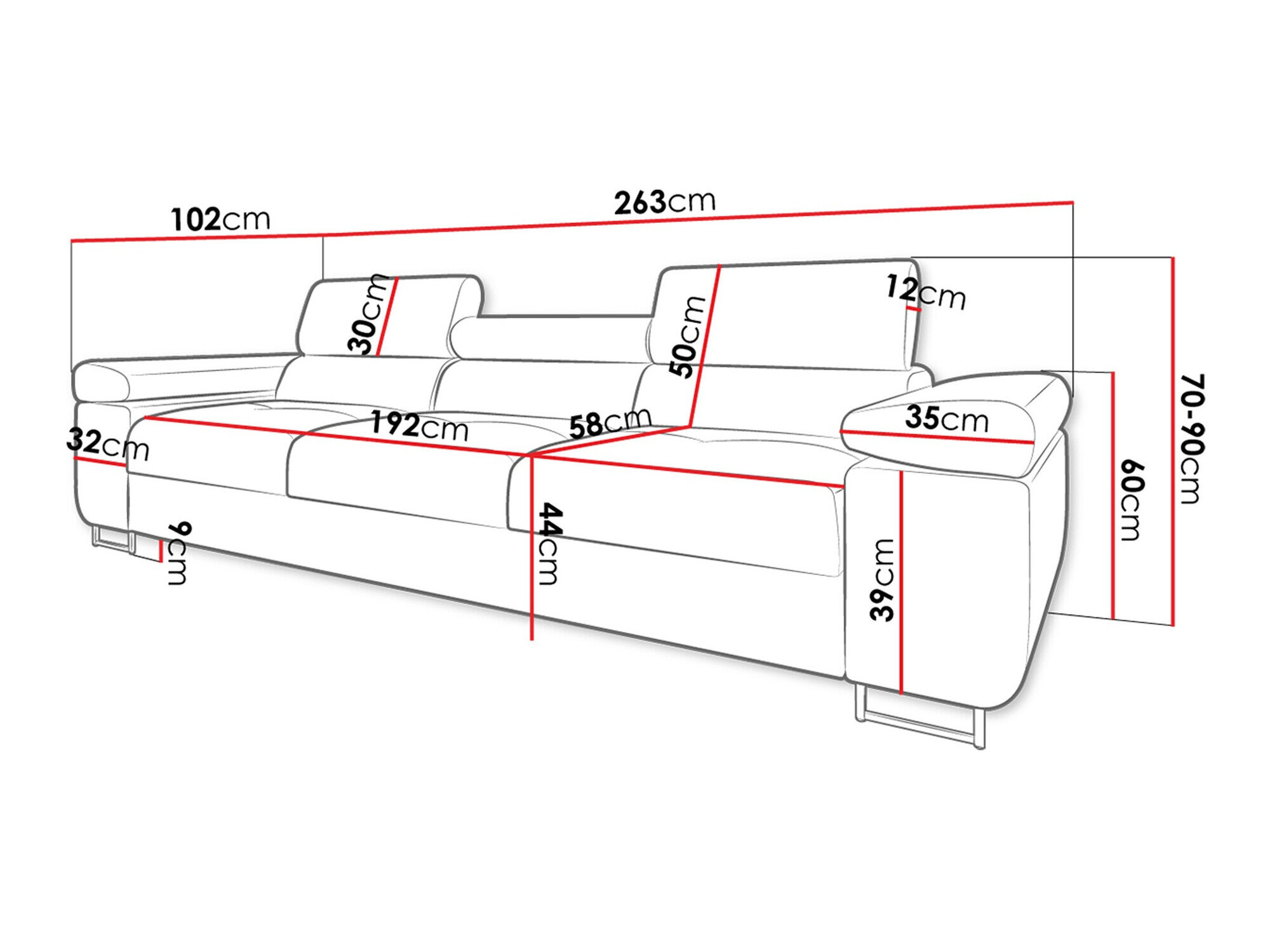 Sofa Comfivo Vinetum III (Poso 47)