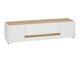 TV-bord Elbsori 115 (Hvid + Wotan eg)