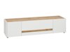 TV-bord Elbsori 115 (Hvid + Wotan eg)