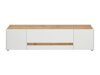 TV-bord Elbsori 115 (Hvid + Wotan eg)