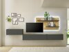 Wandplank Elbsori 112 (Wotan eik + Antraciet)
