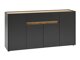 Cómoda Elbsori 117 (Antracita + Roble wotan)