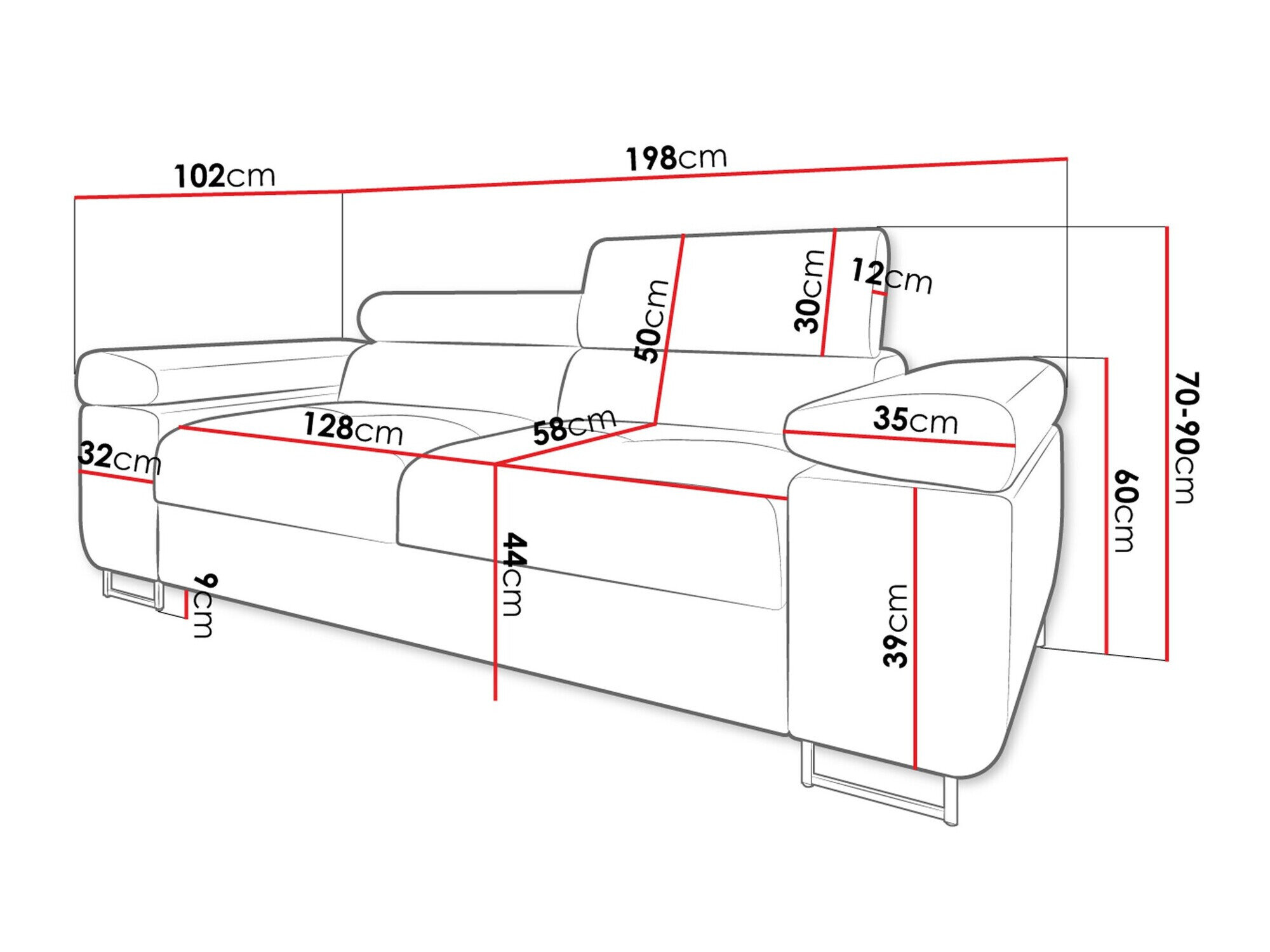 Sofa Comfivo Vinetum II (Manila 18)