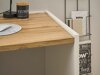 Skrivebord Elbsori 119 (Hvid + Wotan eg)