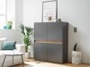 Dressoir Elbsori 111 (Antraciet + Wotan eik)
