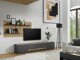 Woonkamerset Elbsori 124 (Antraciet + Wotan eik)