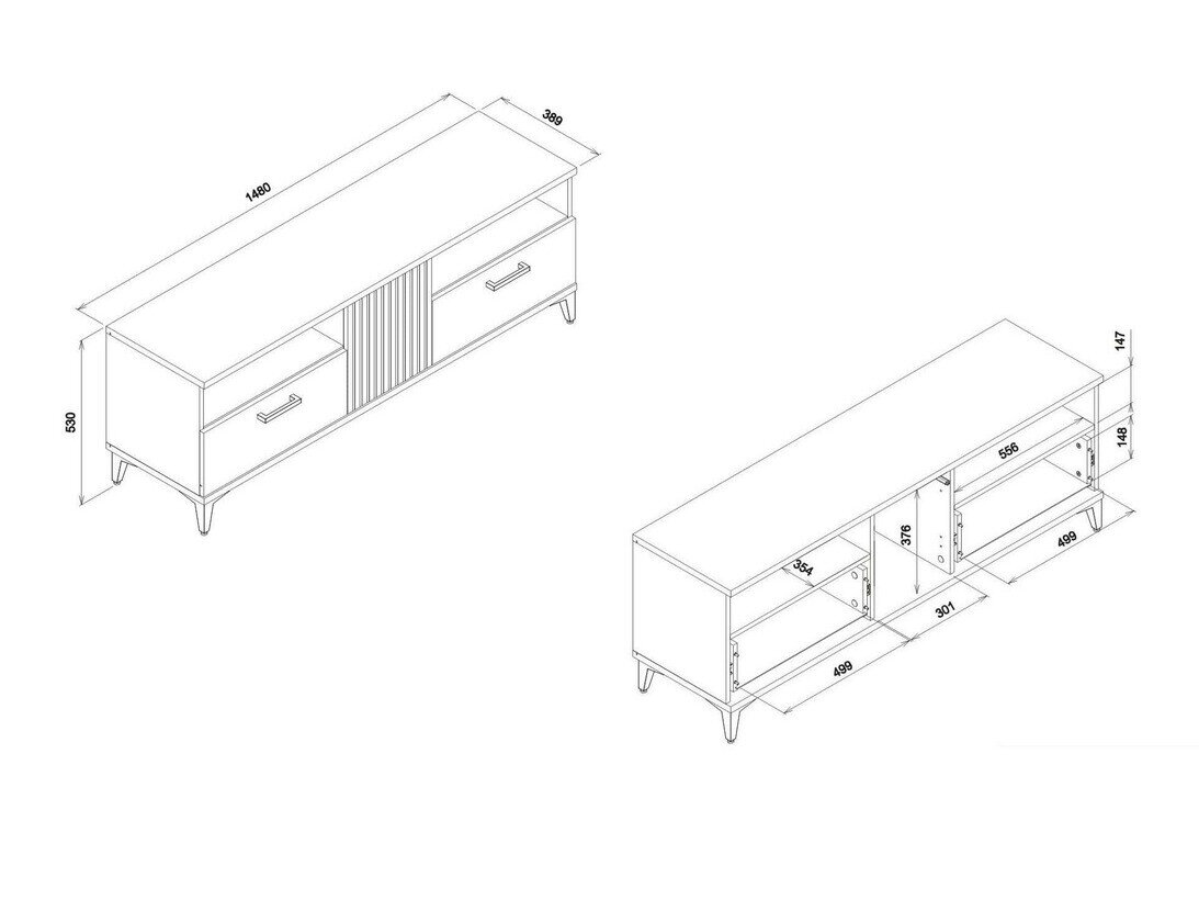 TV-meubel Camcate 100
